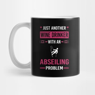 Wine Drinker Abseiling Abseil Mug